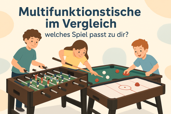 Multifunktionstische im Vergleich – welches Spiel passt zu dir? - Multifunktionstische im Vergleich – Spielspaß für die ganze Familie | 1a-Sports