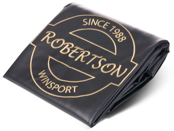 Luxus Abdeckplane Robertson Vinyl schwarz für 12ft Billardtische