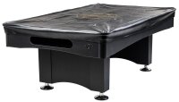 Luxus Abdeckplane Robertson Vinyl schwarz für 9ft Billardtische