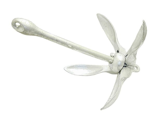 Nautilo Anker Klappdraggen Eisenguss Feuerverzinkt 6,0 kg