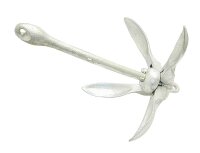 Nautilo Anker Klappdraggen Eisenguss Feuerverzinkt 6,0 kg