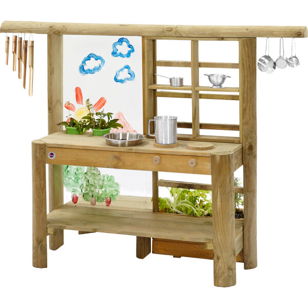 Plum Discovery Matschküche Outdoor Spielküche Holz
