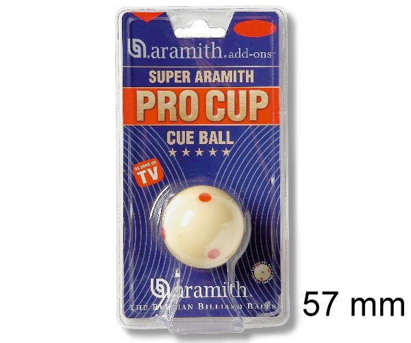 Pool Billard Spielball 57 mm TV