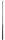 Queue Glasfiber 145 cm, 12 mm Aufsteckleder, Länge 145 cm