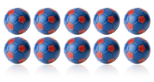 Robertson Kickerbälle Tischkicker Bälle Winspeed 24g - 10er Set blau/rot