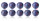 Robertson Kickerbälle Tischkicker Bälle Winspeed 24g - 10er Set blau/rot