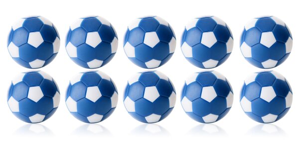 Robertson Kickerbälle Tischkicker Bälle Winspeed 24g - 10er Set blau/weiß