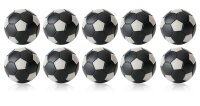 Robertson Kickerbälle Tischkicker Bälle Winspeed 24g - 10er Set schwarz/silber