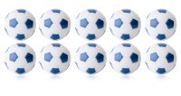 Robertson Kickerbälle Tischkicker Bälle Winspeed 24g - 10er Set weiß/blau