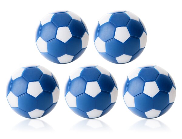 Robertson Kickerbälle Tischkicker Bälle Winspeed 24g - 5er Set blau/weiß