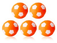 Robertson Kickerbälle Tischkicker Bälle Winspeed 24g - 5er Set orange/weiß