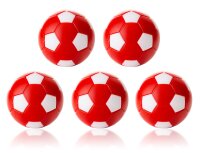 Robertson Kickerbälle Tischkicker Bälle Winspeed 24g - 5er Set rot/weiß