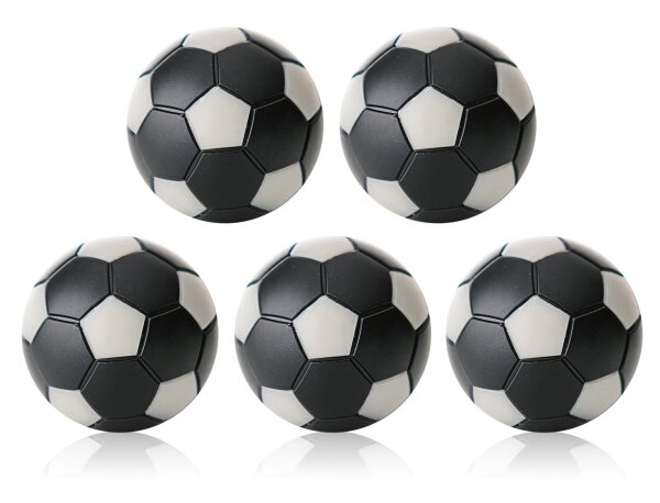 Robertson Kickerbälle Tischkicker Bälle Winspeed 24g - 5er Set schwarz/silber
