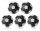 Robertson Kickerbälle Tischkicker Bälle Winspeed 24g - 5er Set schwarz/silber