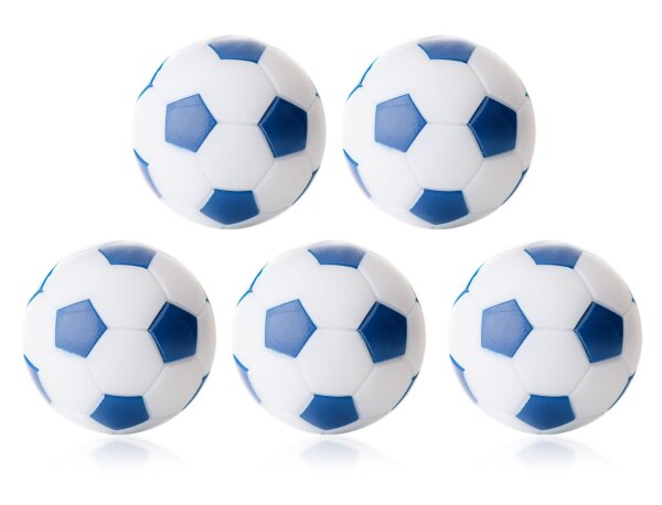 Robertson Kickerbälle Tischkicker Bälle Winspeed 24g - 5er Set weiß/blau