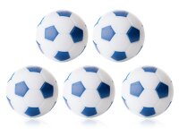 Robertson Kickerbälle Tischkicker Bälle Winspeed 24g - 5er Set weiß/blau