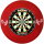 Roleo Dart Auffangring Catchring Surround rot 4-teilig, neues Design
