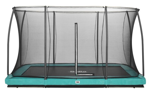 Salta Boden Inground Trampolin Comfort mit Sicherheitsnetz rechteckig
