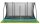 Salta Boden Inground Trampolin Comfort mit Sicherheitsnetz rechteckig