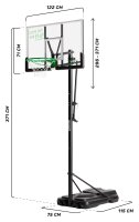 Salta Center – Der Vielseitige Basketballständer für Jung und Alt - 230-305 cm