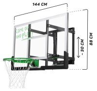 Salta Guard Basketballbrett mit Korb – Ultimative Qualität für Intensiven Gebrauch