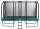 Salta Trampolin First Class rechteckig mit Sicherheitsnetz + Leiter