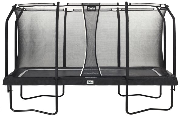 Salta Trampolin Premium Black Edition rechteckig mit Sicherheitsnetz