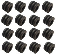 SET 16x Kicker Kickertisch Gummipuffer für 16 mm...