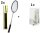 SET 2x Badmintonschläger, Federballschläger "Master" + 6x Federball "Profi"