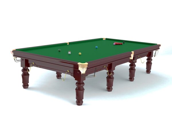 Snookertisch Robertson Tournament 9ft Mahagoni