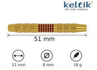 Softdart Soft Dart Pfeile Keltik Dragon Red 18 g