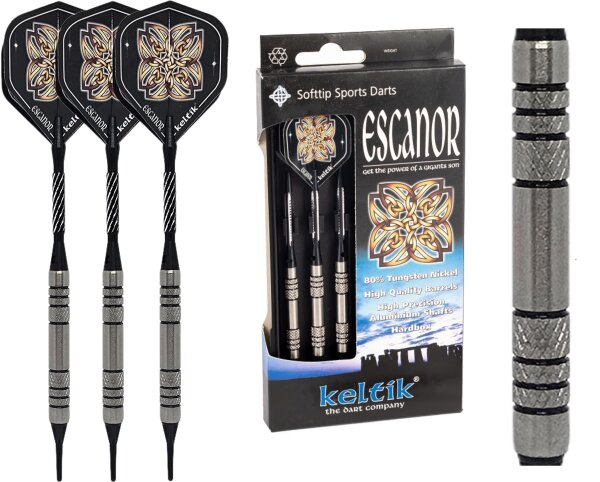 Softdart Soft Dart Pfeile Keltik Escanor in 16g + 18g - 80% Tungsten