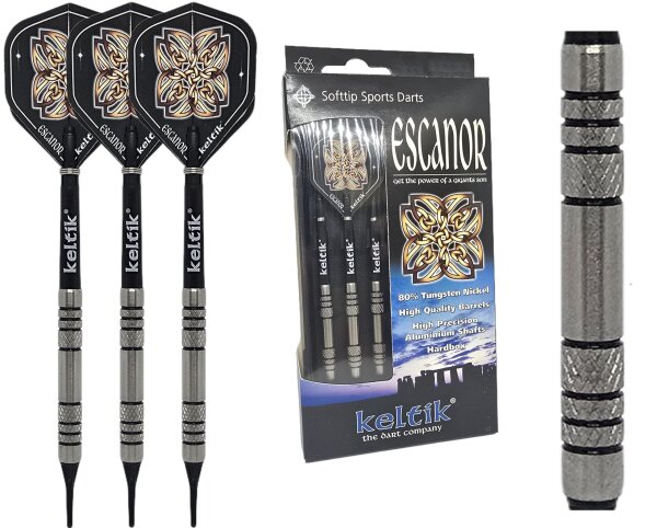 Softdart Soft Dart Pfeile Keltik Escanor in 16g + 18g - 80% Tungsten