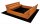 Soroplay Holz Sandkasten 120x120 cm inkl. Abdeckung und Textilvlies