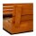 Soroplay Holz Sandkasten 120x120 cm inkl. Abdeckung und Textilvlies