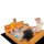 Soroplay Holz Sandkasten 120x120 cm inkl. Abdeckung und Textilvlies