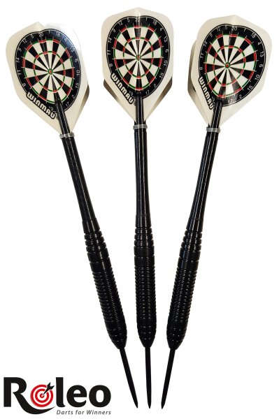 Steeldart Dart Pfeile R-2 von Roleo Darts - 20g inkl. Dartbox