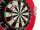 Steeldart Set - Dartboard Winmau Blade 6 + Roleo Dartständer + Roleo Surround Rot + 2 Satz Pfeile