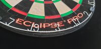 Steeldart Set - Unicorn Eclipse Pro + Surround Schwarz + 2 Set Pfeile in Box
