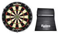 Steeldart Set Profi-Dartscheibe Winmau Blade 6 + Roleo...