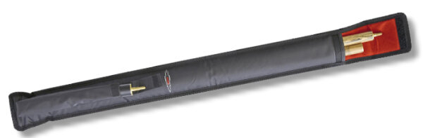 Tasche für Snookerqueues 1/1 mit Fach für 1 kurze Verlängerung
