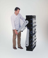 Tischkicker Kickertisch "Foldy" - Der Schulkicker - Safety-Teleskop