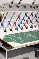 Tischkicker Kickertisch Coperto de Luxe mit Münzung und Glasabdeckung