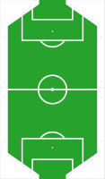 Tischkicker Kickertisch Master-Cup mit Münzung + Glasabdeckung