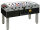 Tischkicker Kickertisch Olympic Silver m Münzung + Glasabdeckung Safety-Teleskop