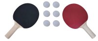 Tischtennis Set - 2 Tischtennisschläger Charlsten...