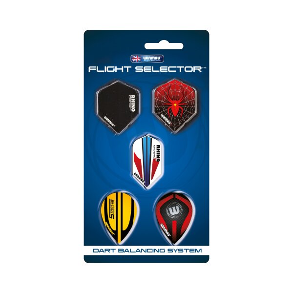 Winmau Dart Fly Sortiment Flight Selector - 5 Sets