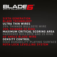 Winmau Dartscheibe Dartboard Bristle Board Blade 6