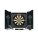 Winmau Set Dartkabinett + Dartscheibe + 2 Satz Pfeile + Abwurflinie uvm.