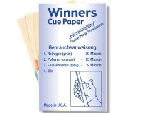 Winners Cue Paper (Set) - Micro Schleifpapier